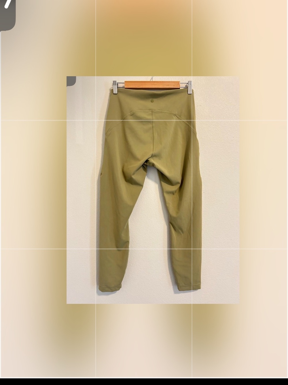 Lululemon Instill High-Rise leggings Tight 25" size 10 bronze green N-1